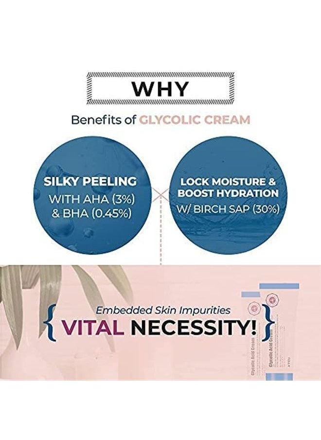 A'Pieu - Glycolic Acid Cream, 1.69 fl oz (50 ml) Korean Facial Exfoliating Peeling gel with Glycolic Acid - Image 1