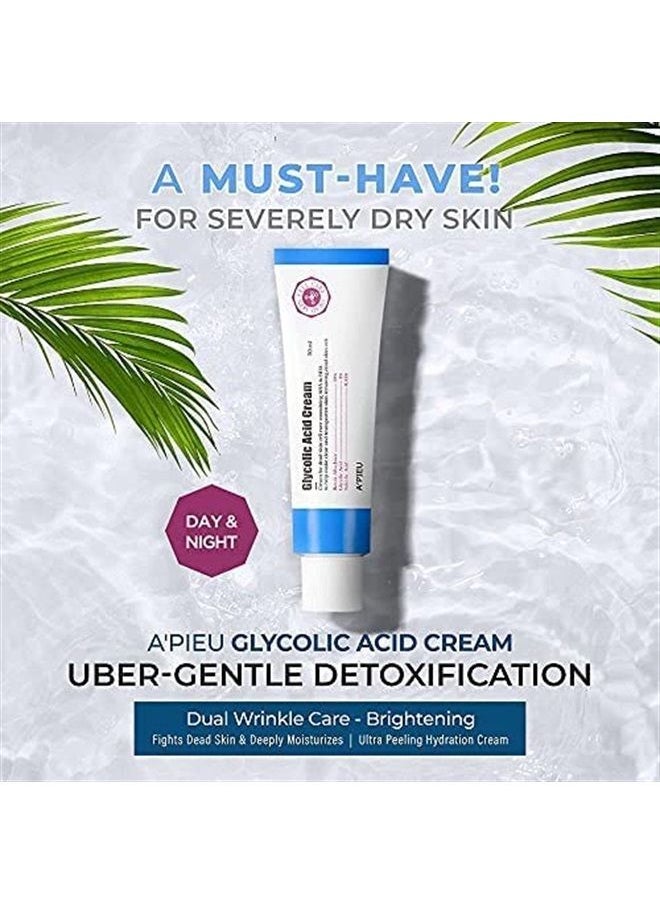 A'Pieu - Glycolic Acid Cream, 1.69 fl oz (50 ml) Korean Facial Exfoliating Peeling gel with Glycolic Acid - Image 1