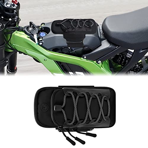 URLWALL Storage Bag For Sur-ron, Dirt Bike Front Frame Bag Arm Strap Bag Battery Cover Bag for Mobile Phone, Card, Earphone, Black - Image 1