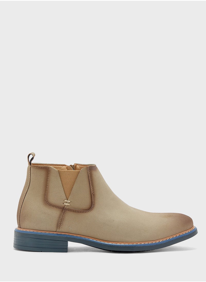 Robert Wood Suede Casual Chelsea Boots  - Image 1