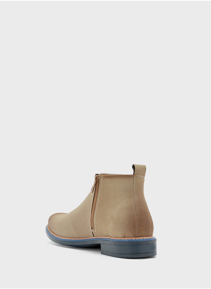 Robert Wood Suede Casual Chelsea Boots  - Image 3