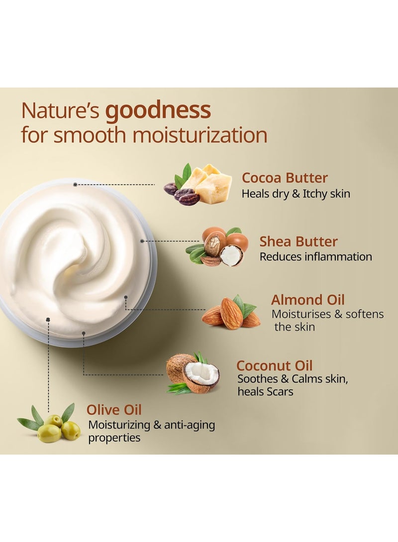 Luvlap Naturals Body Butter for Pregnant Belly, 100g, with Shea & Cocoa Butter, Almond, Olive & Coconut Oil, Gives Relief to Dry & Itchy Skin, Stretch Mark Cream, Dermatologically Tested - Image 2