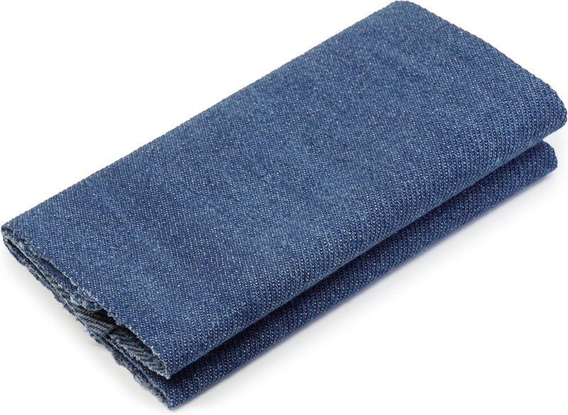 Dritz Denim IronOn Patching Cloth 9 x 12Inch 1 Count Faded Blue - Image 2