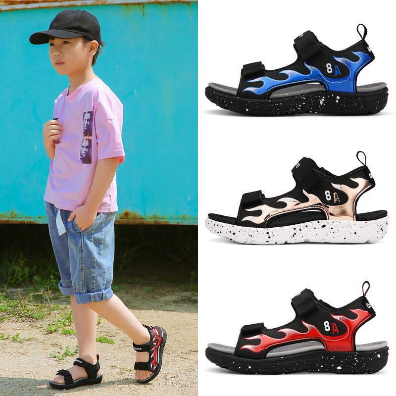 Kids Shoes Children'S Sandals Boys Student Sports Fashion Beach Shoes Eva Non-Slip Trendy Children'S Shoes 1 - Image 2