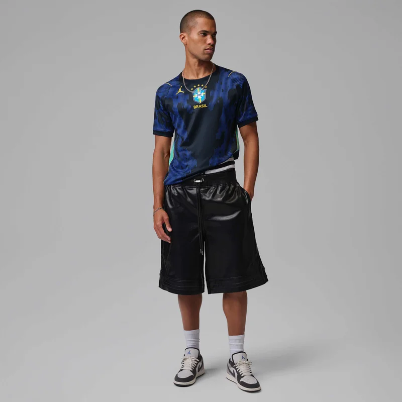 Jordan Blue Men's Brazil 2026 Away Replica Football Jersey for Men | Best Price UAE