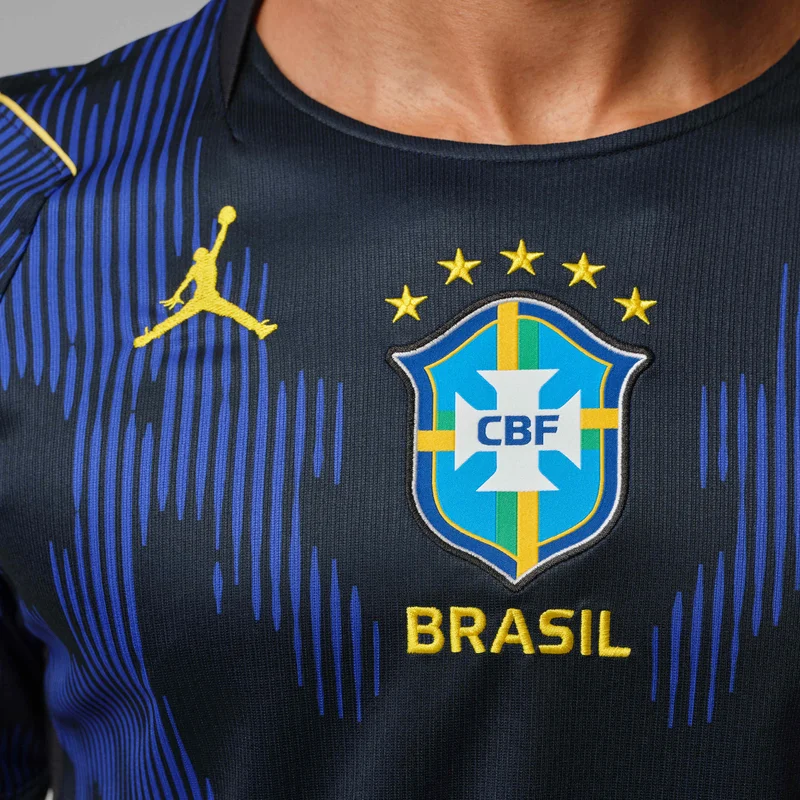 Jordan Blue Men's Brazil 2026 Away Replica Football Jersey for Men | Best Price UAE