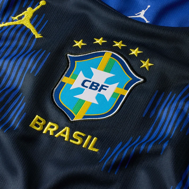Jordan Blue Men's Brazil 2026 Away Replica Football Jersey for Men | Best Price UAE
