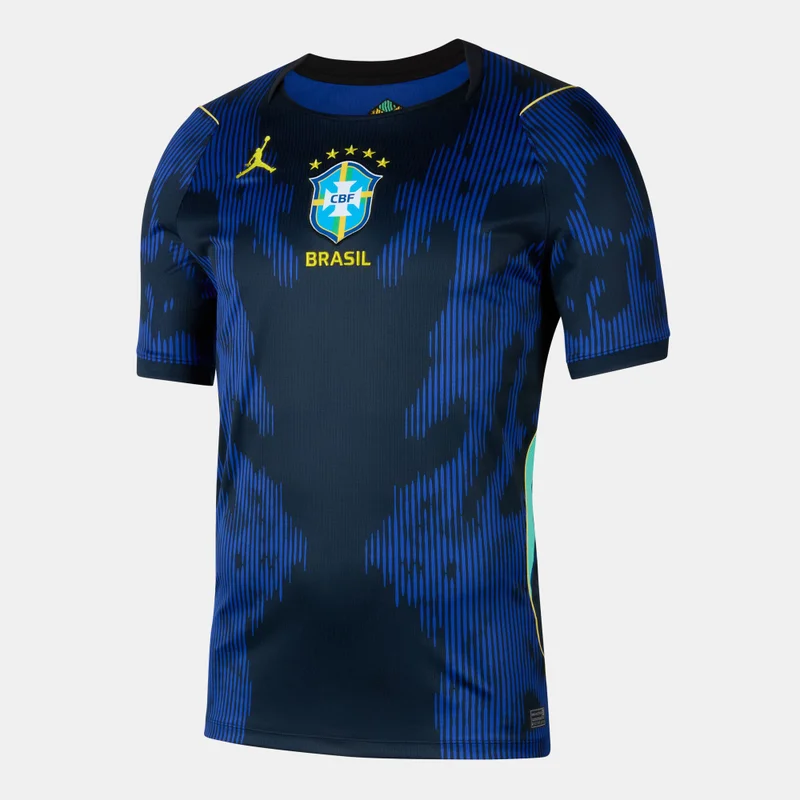 Jordan Blue Men's Brazil 2026 Away Replica Football Jersey for Men | Best Price UAE