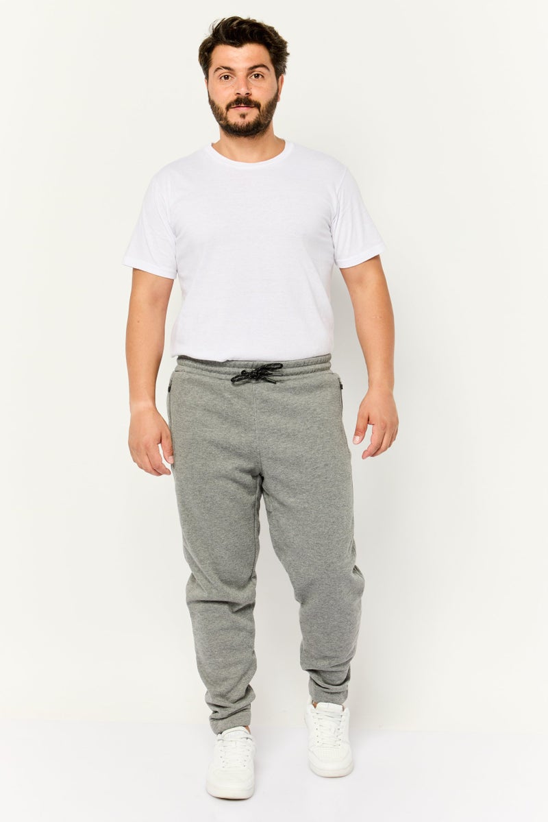 MOTION Men Sportswear Fit Training Sweatpants, Grey - Image 4