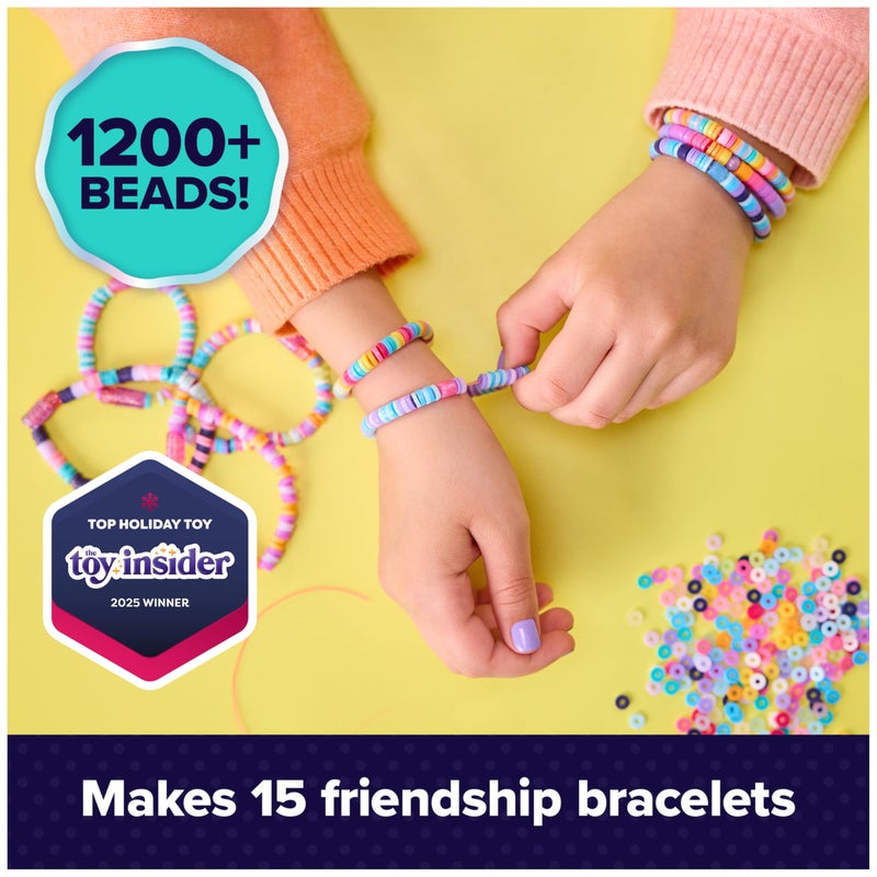 Cool Maker, Stackâ€™d Heishi Studio Bracelet Making Kit with Easy Beading Pen & Over 1200 Beads for Bracelets, Makes 15, Arts and Crafts Kids Toys for Girls Ages 7 and up - Image 3