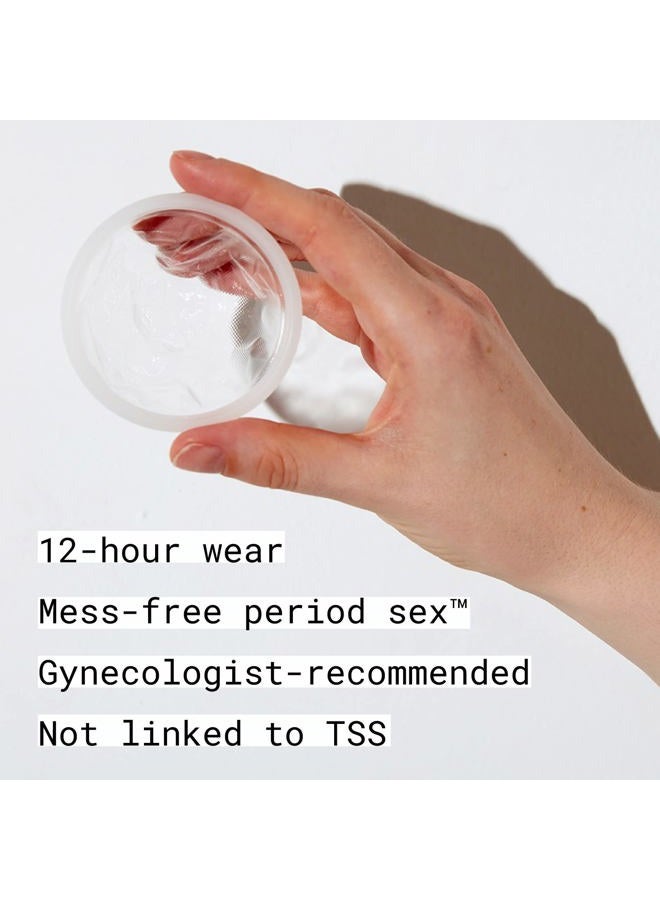 Flex Plant Plus Disc | Plant-Based Disposable Period Discs Tampon And Cup Alternative Capacity Of 5 Super Tampons Menstrual Made With Sustainable Medical-Grade Polymers 12 Count - Image 3