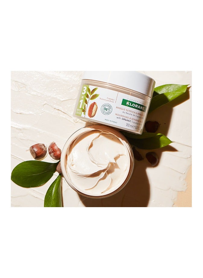 كلوران قناع الشعر كلوران 3 في 1 بزبدة الكابواسو، مغذي ومصلح حيوي، 150 مل - Image 4