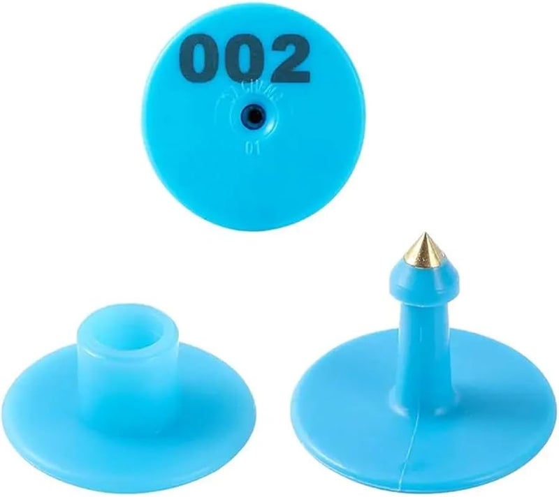 Orange Sheep Ear Tags 200pcs Anti Shedding Swine Sow Livestock Animal Identification - Image 5