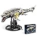 Loyratche Mechanical Mosasaurus Building Set for Adults Dinosaur Building Block Set Compatible with Lego 1413PCS Ocean Animal Collection Toy with Display Stand and Light Home Office Decor Idea Gift - Image 2