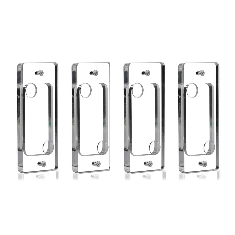 ChengFu Switch Plate Guard Light Cover Protector Acrylic Clear Light Switch Guards for Sabbath Child Safe Home and Office 4 Pack