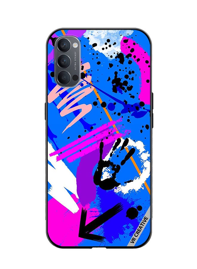 VR CREATIVE Protective Case Cover For Oppo Reno4 Pro 5G Design Multicolour - Image 1