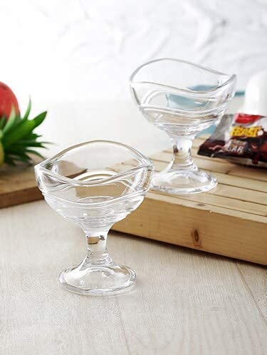 NVRA Glass Serving Dessert Bowl Ice Cream Salad Fruit Bowl Ice Cream and Pudding Glass Bowl 150 ml Clear 6 - Image 2