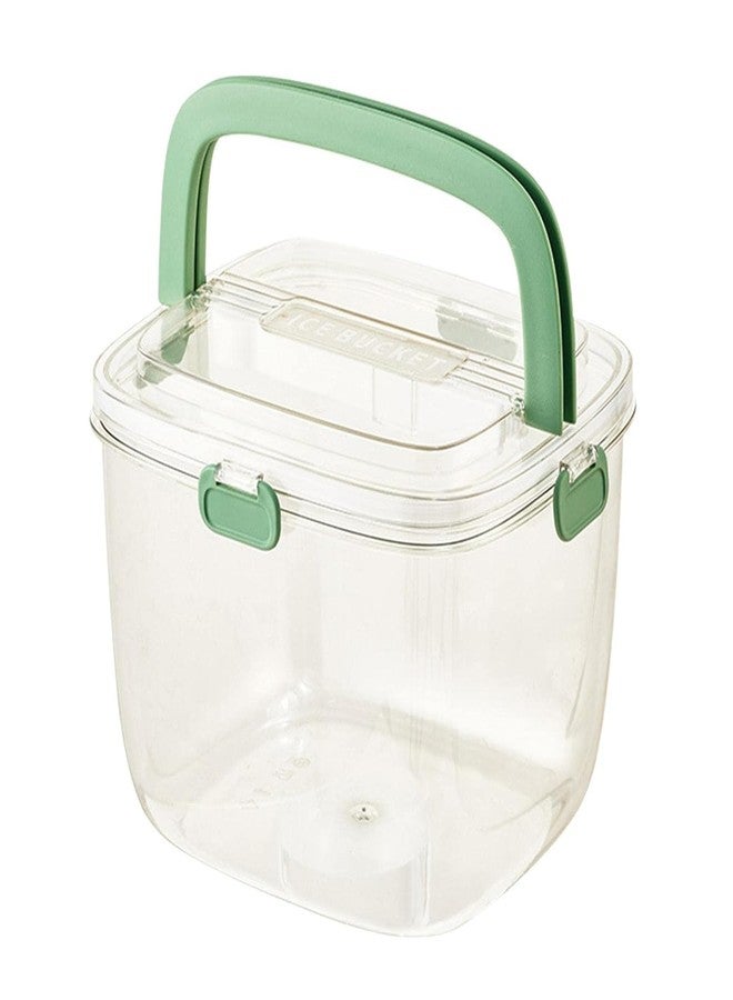 Whixant Ice Buckets for Parties with Carry Handle - Transparent with Lid for Freezer Hotel, Home, Party, Bars, Dining Room, Restaurant - (1 pc, Multicolor) - Image 1