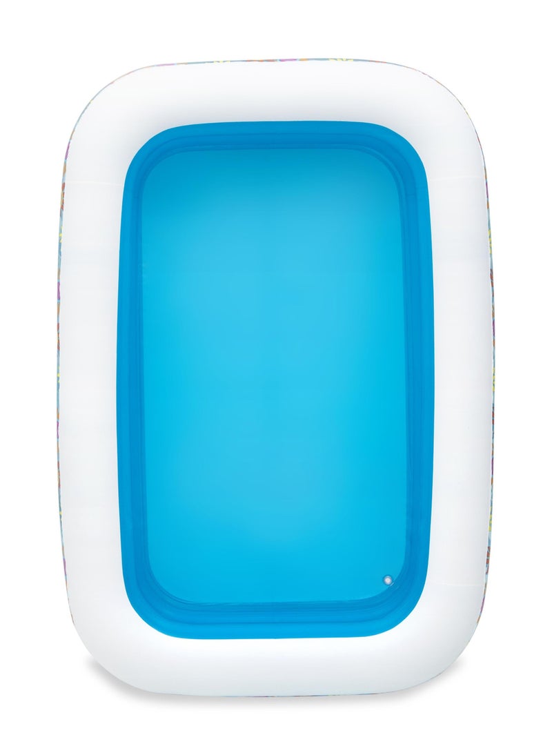 Bestway Inflatable Rectangular Pool Happy Flora 229x152x56cm | Kiddie Pool | Kids Pool | Easy to Set Up | Backyard Pool | Family Pool Perfect for Summer - Image 3