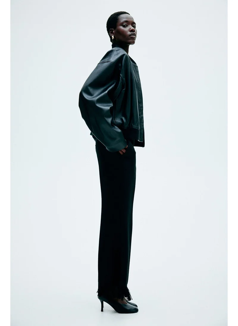 اتش اند ام Frayed-hem trousers