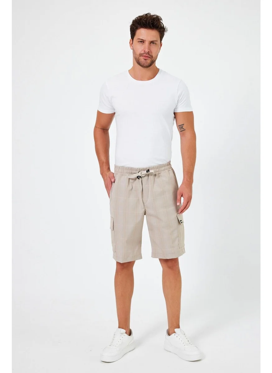 الكسندر جاردي Alexandergardi Cargo Pocket Bermuda Shorts (E24-6502)