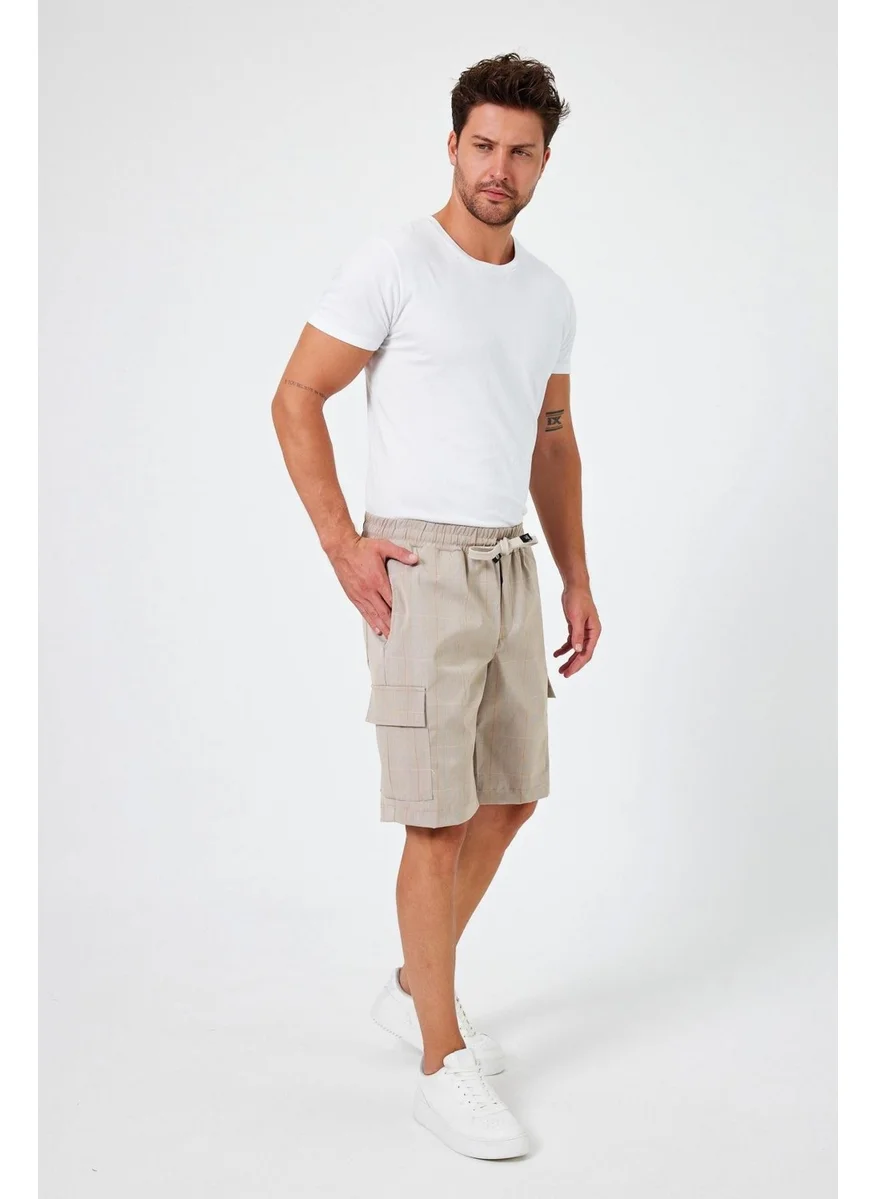 الكسندر جاردي Alexandergardi Cargo Pocket Bermuda Shorts (E24-6502)