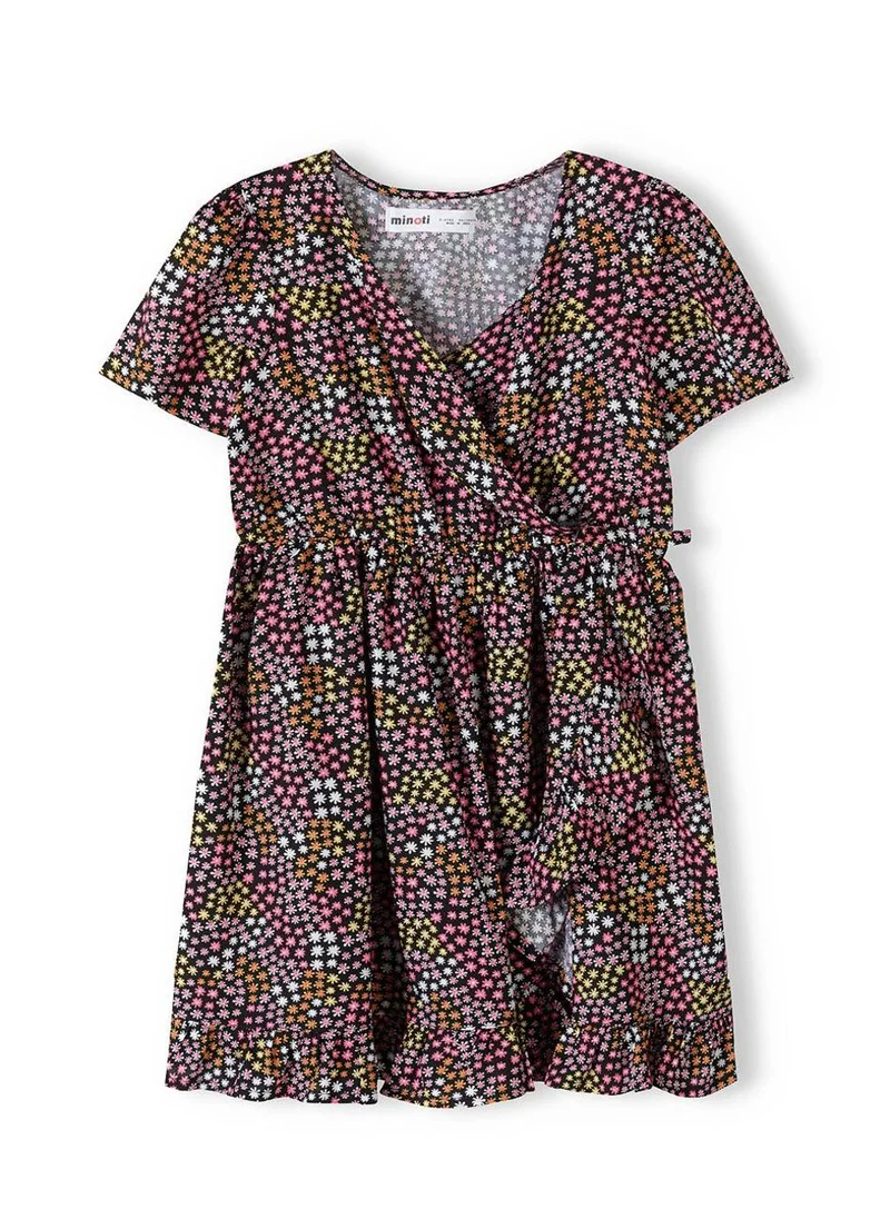 MINOTI Teen Girls Printed Wrap Dress