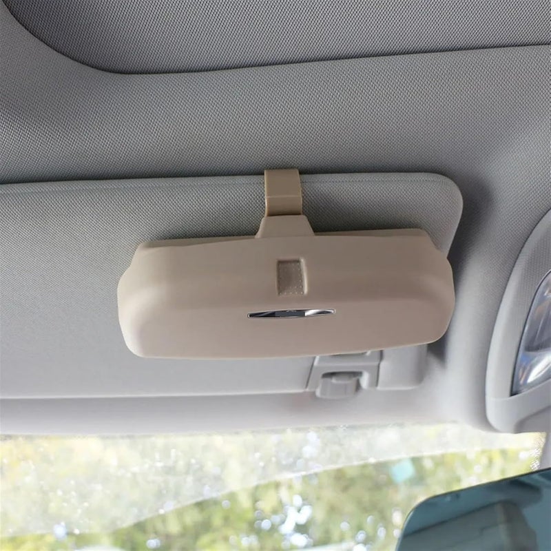 QASULER Sun Visor Sunglasses Holder for BMW - Image 4