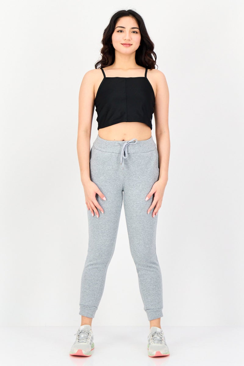 Reebok Women Sportswear Fit Sleeveless Training Cropped Top, Black - Image 2