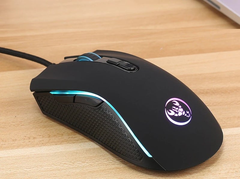 Y&D Wired Gaming Mouse, 7 Button 3200 DPI LED Optical USB Computer Game Mice for PC Gamers - Image 4