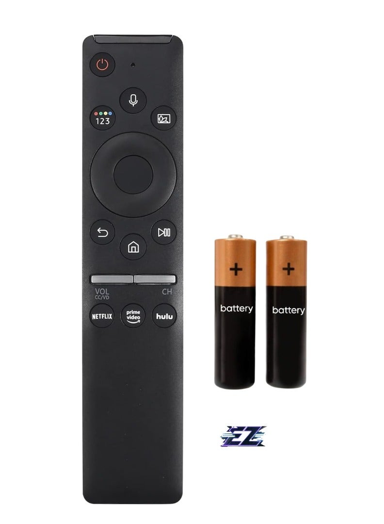 ELTRAZONE New Voice Remote Control BN59-01312A Compatible with Samsung 4K LCD LED QLED UHD Smart TVs, Samsung Series 6, 7, 8, 9 with Netflix and Prime Video Buttons, Supports Voice Function – Includes Battery" - Image 1