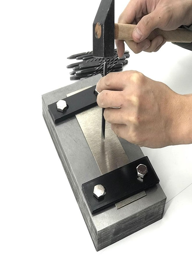 Zetiling Metal Stamping Kit, Metal Stamps, 0.2 in Shank Diameter Jewelry Anvil Chisel Punch Stamp Kit for Jewelry Processing Making Carving(20Pcs) - Image 4