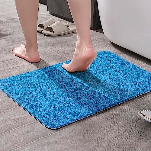 Asvin Soft Textured Bath, Shower, Tub Mat, 24x32 Inch, Phthalate Free, Non Slip Comfort Bathtub Mats with Drain, PVC Loofah Bathroom Mats for Wet Areas, Quick Drying - Image 2