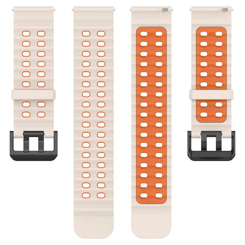 Bluejw 24mm Quick Release Rubber Watch Strap Replacement for Suunto 9 Baro Copper / Spartan Series – Durable, Comfortable 24mm Smartwatch Band - Image 1