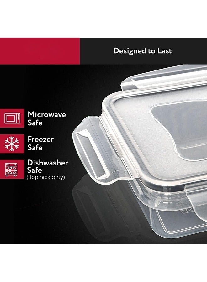 Arabest 24-Piece Food Storage Container Set, BPA-Free Storage Box, Plastic Containers for Kitchen Organization, Meal Prep, Lunch Containers (Includes Labels & Pen) - Image 3
