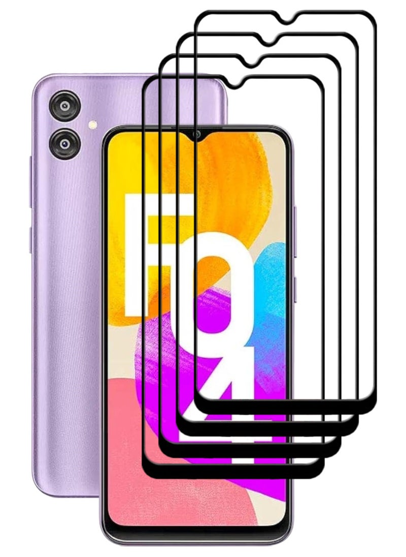 ACLIX 4 Pieces Antistatic ESD Dustproof Premium Quality High Definition Tempered Glass Screen Protector Designed For Samsung Galaxy F04 - Image 1