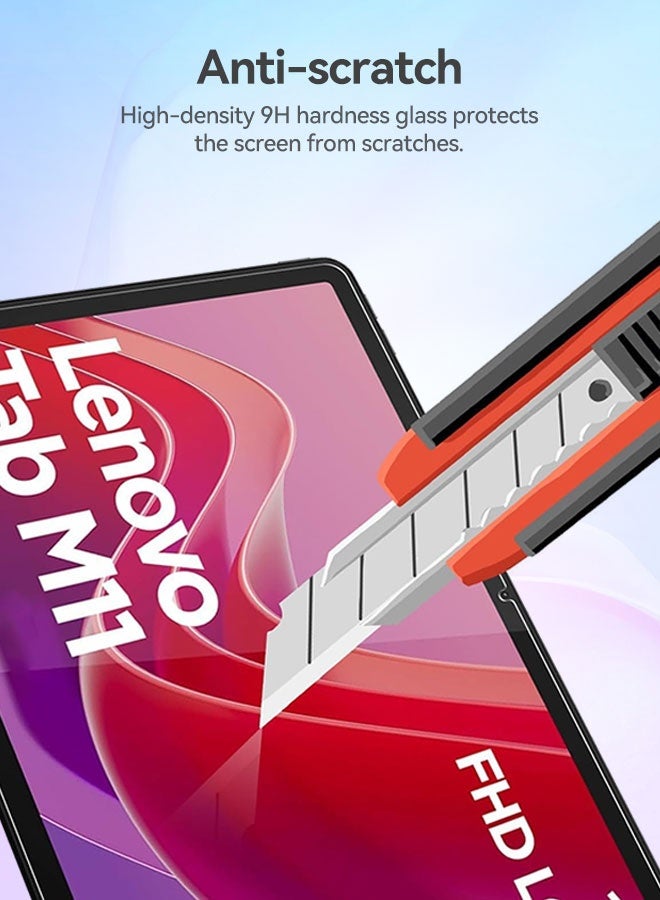 Tersely [2 Pack] Screen protector for Lenovo Tab M11 (11 inch 2024), Tempered Glass Screen Protector for Tablet Lenovo Tab M11 2024, Anti-Scratch - Image 4