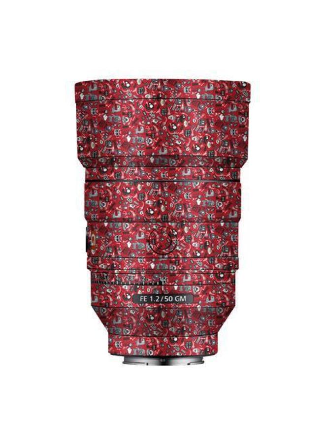 Suitable For Sony FE50F1.2GM Protective Film Lens Sticker Sticker Color Change Film SLR Body Protective Film-Color:Circuit Gold - Image 5