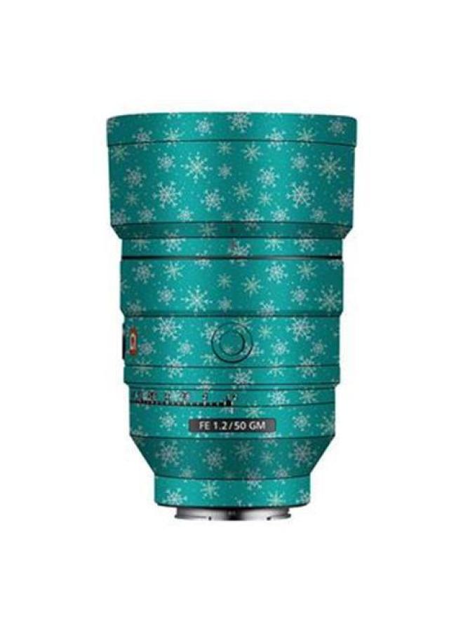 Suitable For Sony FE50F1.2GM Protective Film Lens Sticker Sticker Color Change Film SLR Body Protective Film-Color:Circuit Gold - Image 1