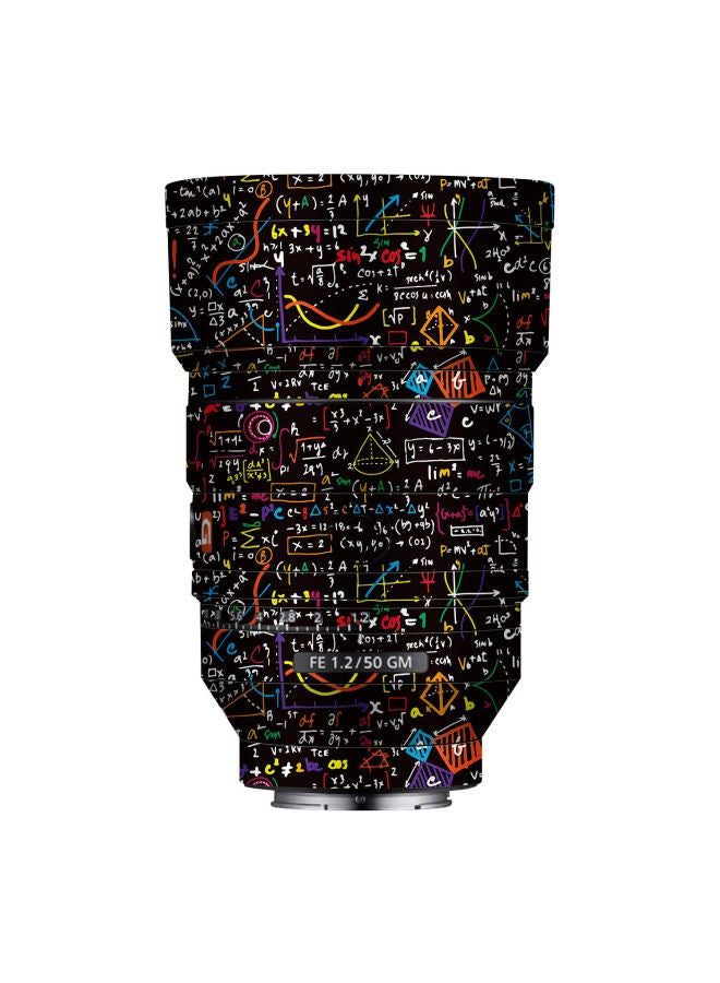 Suitable For Sony FE50F1.2GM Protective Film Lens Sticker Sticker Color Change Film SLR Body Protective Film-Color:Circuit Gold - Image 2