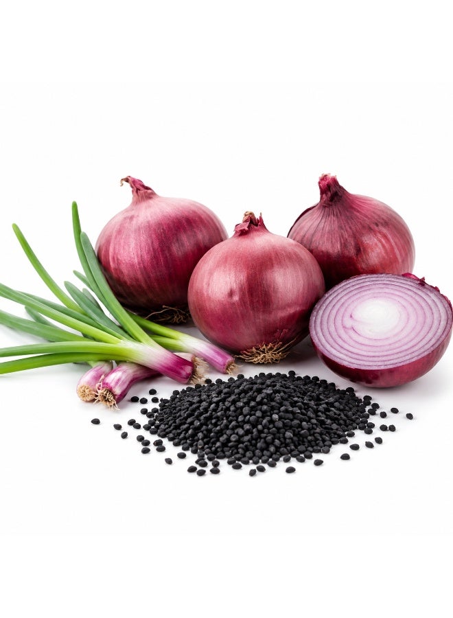 vsell24 Pack of 3-Non-GMO Onion Vegetable Seeds,for Home & Outdoor Gardening - Image 1
