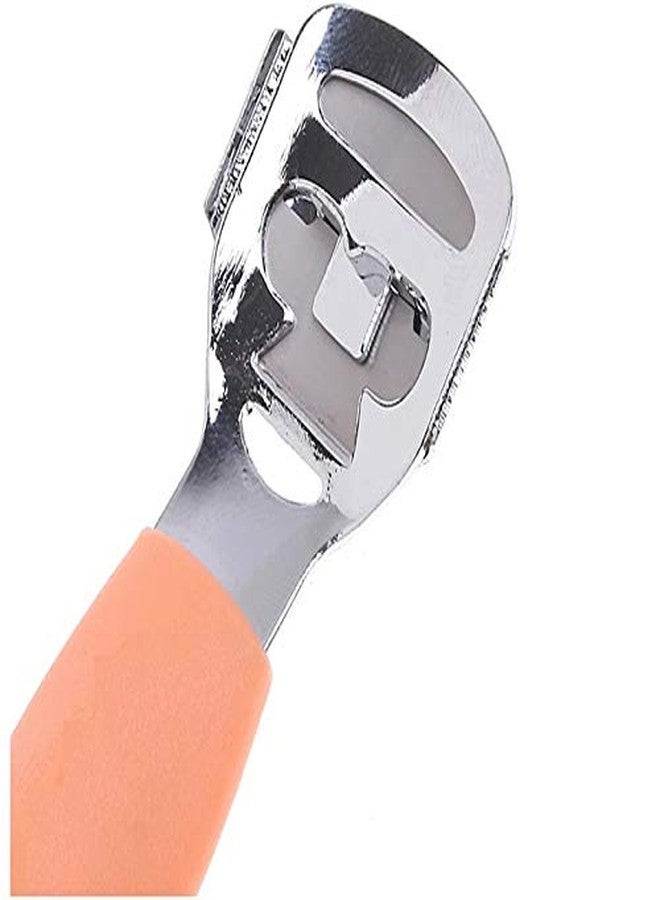 Sweetpea� Stainless Steel Callus Shaver Pedicure Dead Hard Skin Remover Heel Razor Cutter With Skin Rub & 10 Blades For Foot Care, Removing Solid, Cracked Skin Cells. (Plastic With Blades) - Image 2