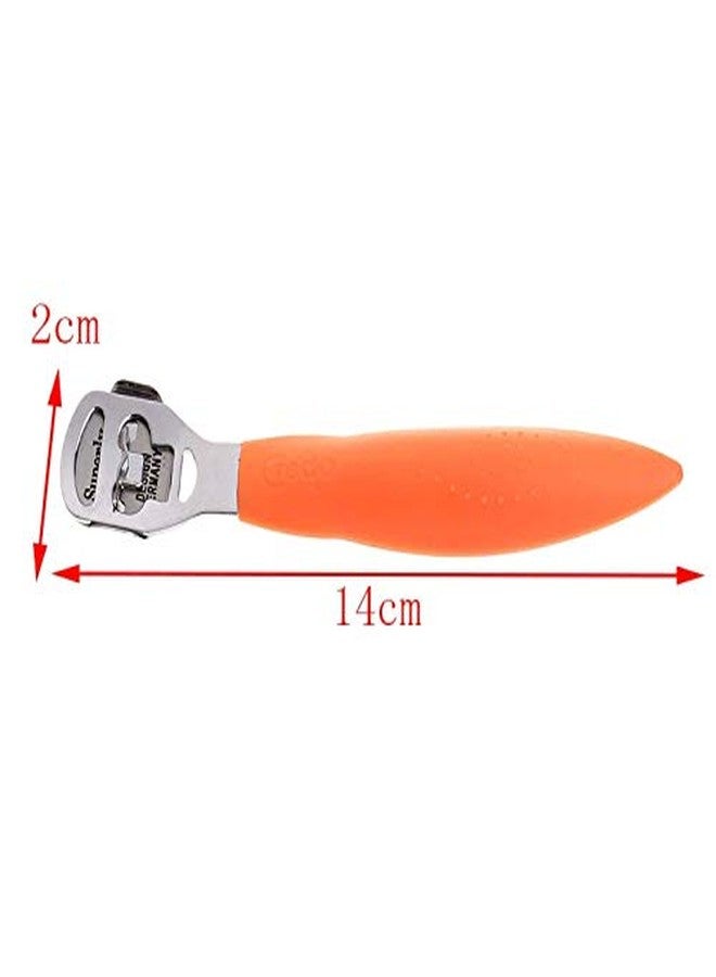 Sweetpea� Stainless Steel Callus Shaver Pedicure Dead Hard Skin Remover Heel Razor Cutter With Skin Rub & 10 Blades For Foot Care, Removing Solid, Cracked Skin Cells. (Plastic With Blades) - Image 4