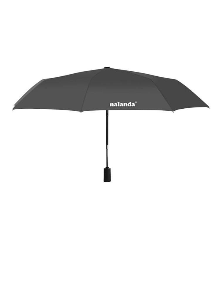 NALANDA NALANDA Automatic Folding Travel Umbrella Auto Open and Close Umbrella Folding Portable Compact Umbrella for Sun & Rain Men and Women, GRAY, 35 x 7 x 7 cm  - Image 4