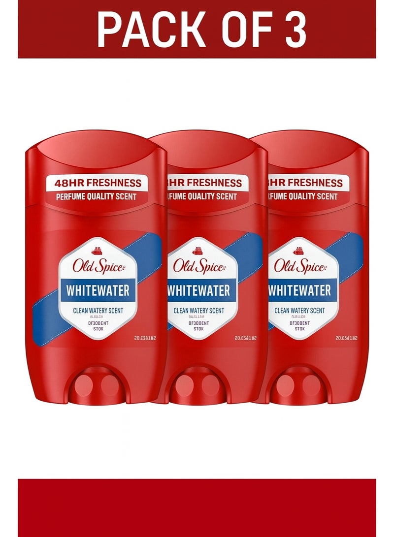 أولد سبايس وايت ووتر مزيل العرق عصا للرجال حزمة من 3