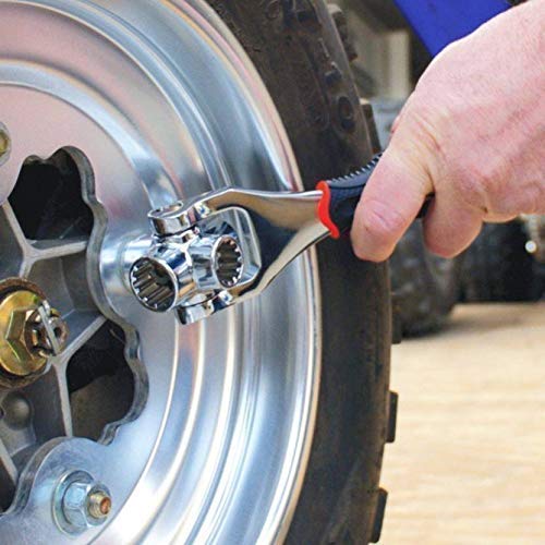 TERXA TERXA Multi Function Socket Wrench Tool With 360 Degree Rotating Head Wrench Works With Spline Bolts Magnetic Spanner Tool For HomeGarageVehicle Pack of 1Multicolor  - Image 4