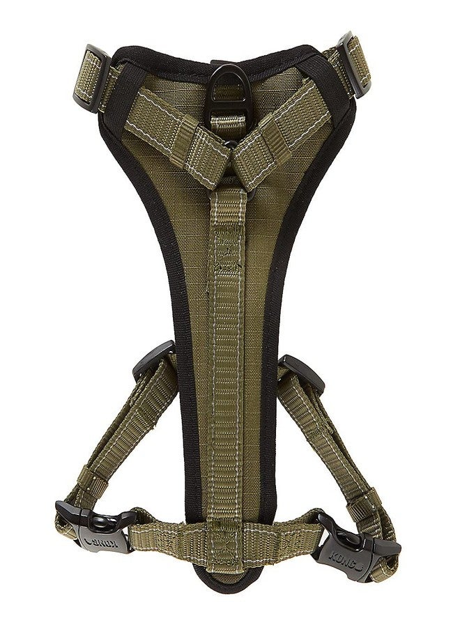 كونج حزام صدر للكلاب من مادة النيوبرين المبطنة فائقة المتانة من KONG Max، مقدم من شركة The Barker Company (أخضر، متوسط) - Image 4