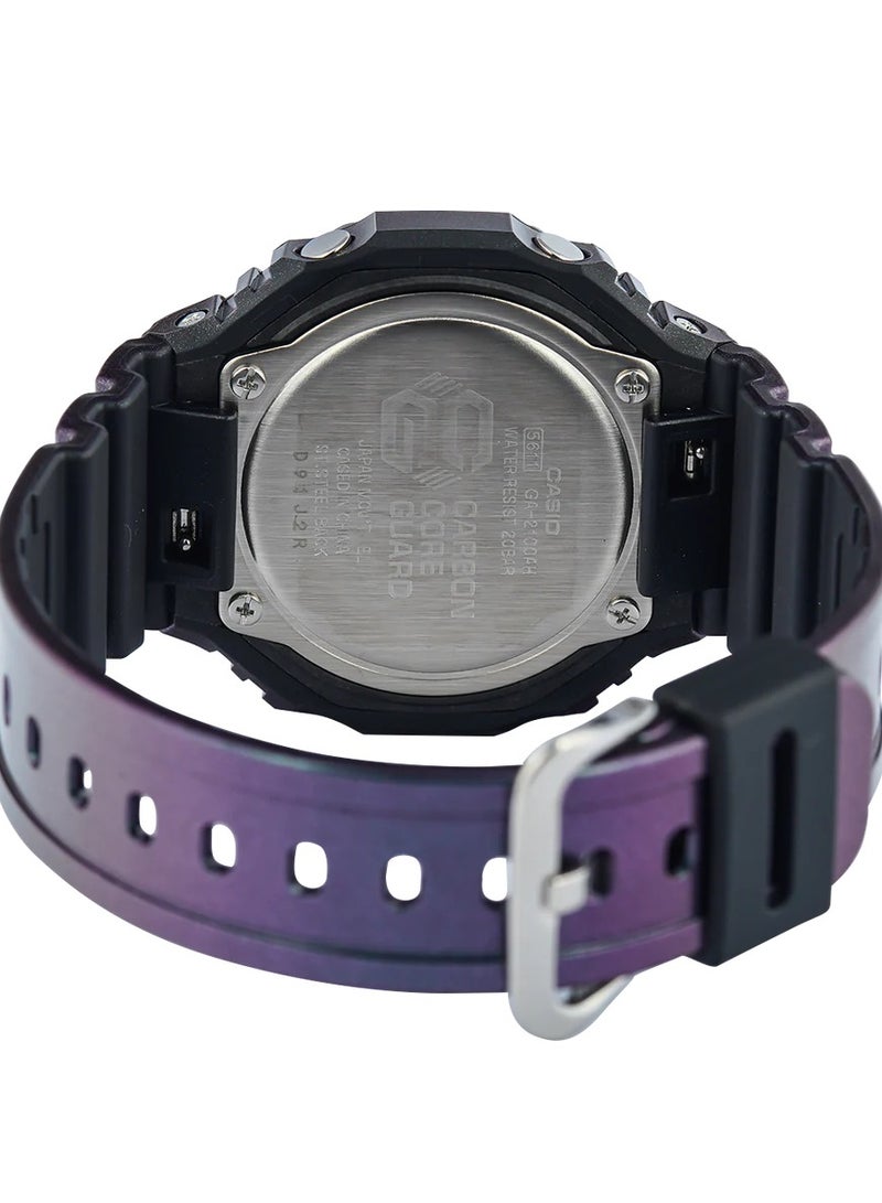 كاسيو ساعة جي-شوك، أنالوج-رقمية، بسوار من الراتنج، GA-2100AH-6ADR - Image 2