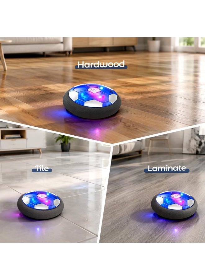 freecat Outdoo Hover Soccer Ball Boy Toys, Rechargeable Air Soccer Indoor Floating Soccer Ball with LED Light and Upgraded Foam Bumper Perfect Birthday for Kids Girls Toddler No AA Battery Needed - Image 4