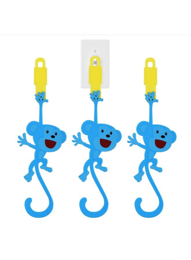 IMPRESA [3 Pack] Monkey Light Switch Extender For Kids With Easy Grab Tail Toddler Light Switch Extender For Potty Training Safe And Durable Light Switch For Toddlers Easy To Install Light Switch Cover - Image 1